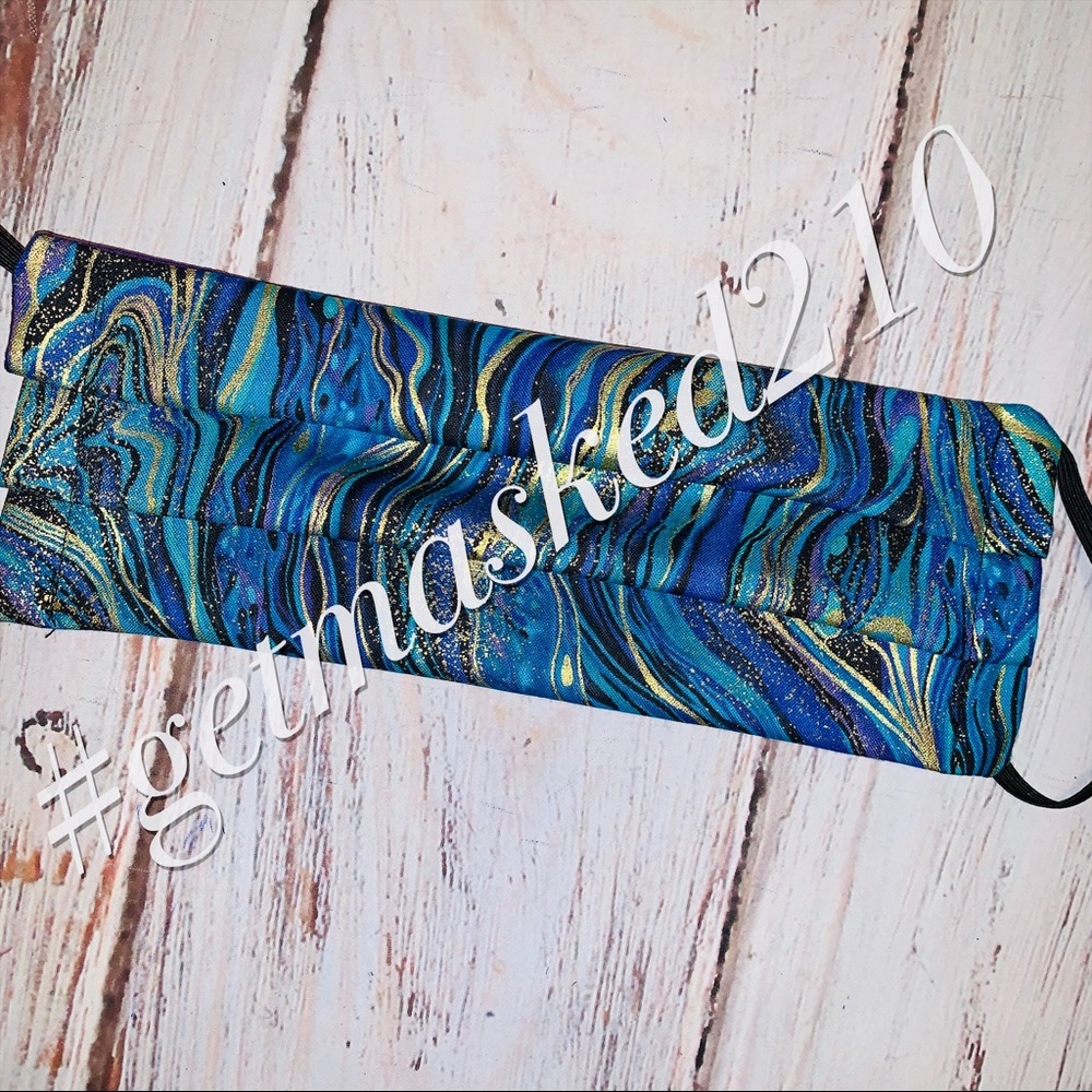 3/$25 Handmade Face Masks Geo Theme